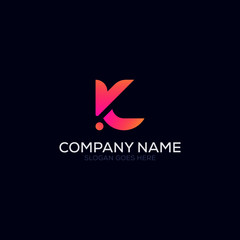 K Modern Logo | K Letter Logo | K Logo Symbol | K Logo Template | K Logo design