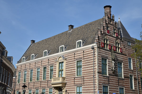 Maison &agrave; pignon &agrave; Utrecht, Pays-Bas