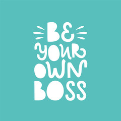 Vector lettering illustration of 