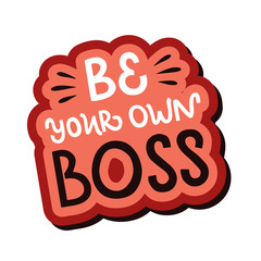 Vector lettering illustration of 