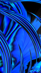 Artfully 3D rendering fractal background