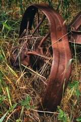 Old Rusted Wheel, Little Cottonwood Canyon, Utah
