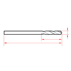 Carbide milling cutter, reamer, tapping and drill bit drawing on a white background