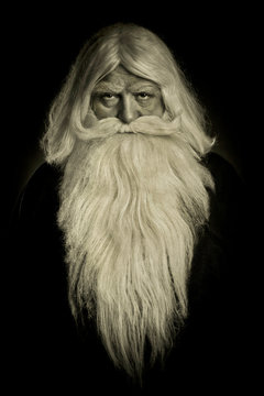 Patriarchal Elder with a stern gaze