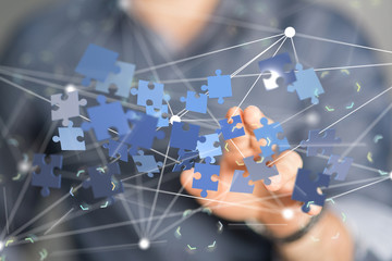 Concept for business strength and success..