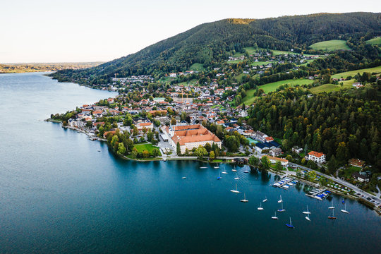 Blick auf den Tegernsee