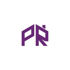 PR Home Logo Simple and Templates Vector