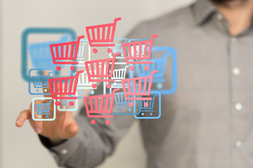 Shopping cart as part of the network in hand . The concept of Innovation in e-Commerce.