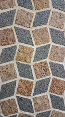 rhombus  tile colors rock background