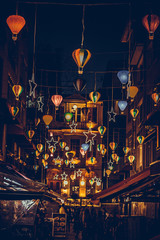 Night Background Bloon & Stars