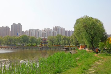 City park scenery, China