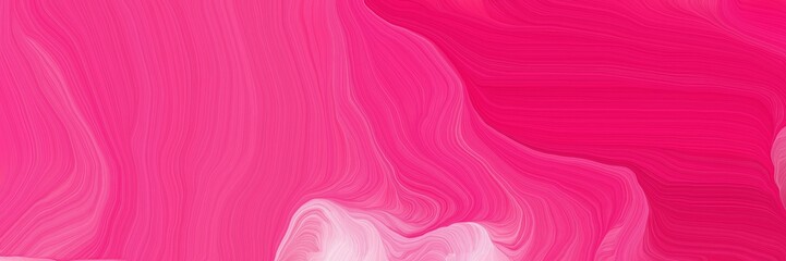 vibrant colored background banner with deep pink, light pink and bright pink color. modern waves background design