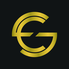 S , E , C  , SE , ES letter logo design and monogram logo