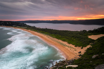 Palm Beach at sunset, Australia