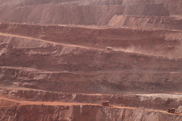 Mine de fer a Zouerate (Mauritanie)