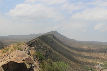 Beautiful mountain view in Coahuila, Mexico