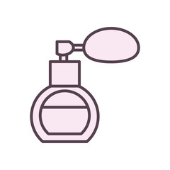 Isolated perfum line style icon vector design