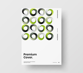 Amazing business presentation vector A4 vertical orientation front page mock up. Modern corporate report cover abstract geometric illustration design layout. Company identity brochure template.