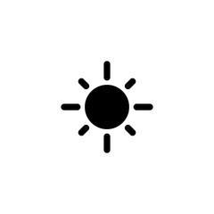 Vector illustration, sun icon design