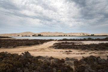 Fototapeta na wymiar Lake MacDonnell, South Australia