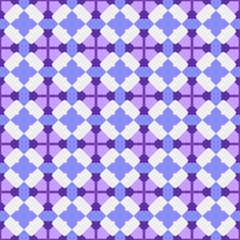 Flower abstract seamless tile pattern. Decoration, fabric.