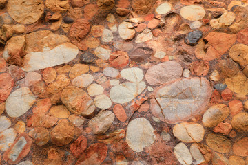 Colorful rocks with strange shapes, in a Geopark, China