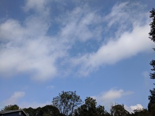 Obraz premium Blue Sky and Clouds