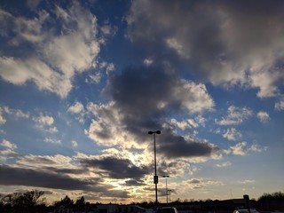 Sunset in a Parking Lot