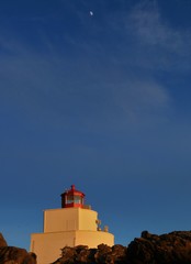 Lighthouse and Moon