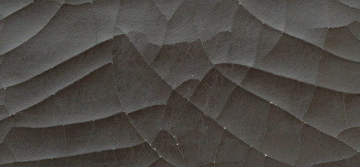 A wide long texture Broken leather pattern style for wall paper and background.