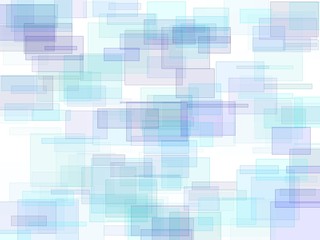 Abstract blue rectangles illustration background