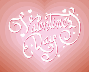 happy valentines day celebration lettering