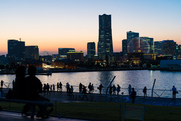 Fototapeta premium みなとみらい情景