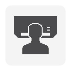 air conditioner service icon