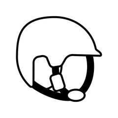 safety helmet on white background