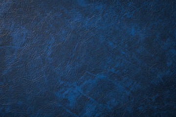 マーブル模様のある青いレザーペーパーの背景テクスチャー