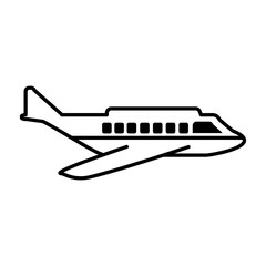 safety plane on white background