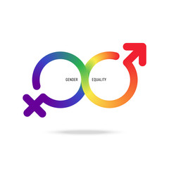 LGBT community and gender equality concept icon symbol