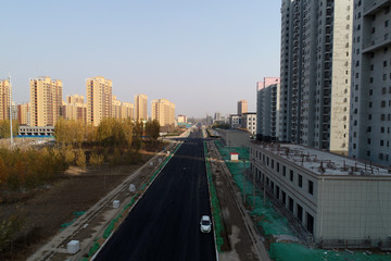 Fototapeta na wymiar Urban Architectural Scenery, aerial photograph, China