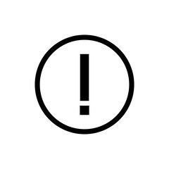 Exclamation danger sign illustration. attention sign icon. Hazard warning attention sign. icon alert. Risk