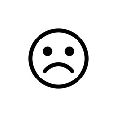 Smile icon isolated on white background. Smile vector icon. Emoticon Icon vector. Emoji