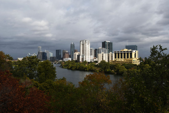 Austin south view in the morning