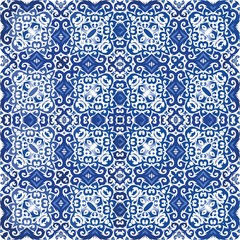 Antique portuguese azulejo ceramic.