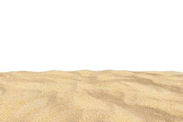 Beach sand texture Di-cut, On white background