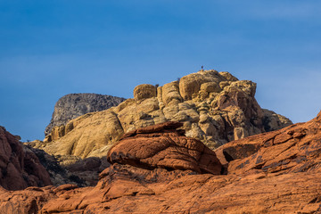 Fototapeta premium Colorful rocks of Red Rock Canyon