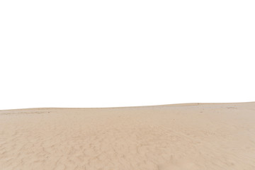 Fototapeta na wymiar beach sand isolated on white background