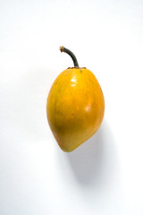 The yellow fruit in the deep forest tastes like durian.