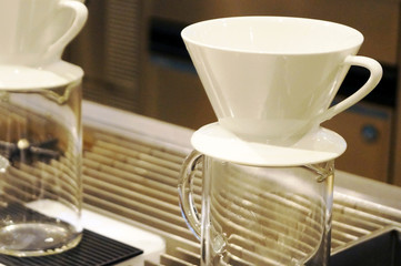 cup of coffee on the table