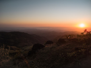 Sunset in puntarenas