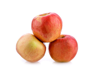 fresh apple on white background